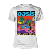 Buy Oasis - Be Here Now - White - MEDIUM
