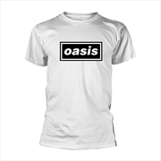 Buy Oasis - Decca Logo - White - MEDIUM
