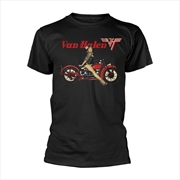 Buy Van Halen - Pinup Motorcycle - Black - SMALL
