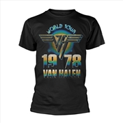 Buy Van Halen - World Tour '78 - Black - 4XL