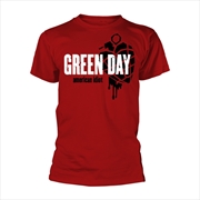 Buy Green Day - American Idiot Heart Grenade - Red - XL