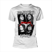 Buy Metallica - Faces First Four Albums - White - LARGE