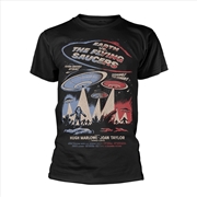 Buy Earth Vs. The Flying Saucers - Earth Vs. The Flying Saucers - Poster - Black - SMALL