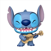 Buy Lilo & Stitch - Stitch w/Ukelele 10" US Exclusive Pop! Vinyl [RS]