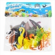Buy 12pc Sea Animals In Bag