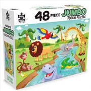 Buy 48Pc Jumbo Floor Puzzle Safari Splash