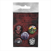 Buy Armored Saint Button Badge Set