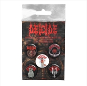 Buy Deicide Button Badge Set