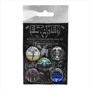 Buy Testament Button Badge Set