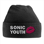 Buy Lips Logo (Embroidered): Black