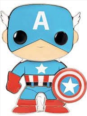 Buy Captain America - Capt America 4" Pop! Enamel Pin