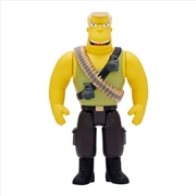 Buy The Simpsons: McBain - McBain (Commando) Reaction 3.75" Figure