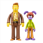 Buy The Simpsons - Troy McClure (Fuzzy Bunny's Guide to You-Know-What) Reaction 3.75" Figure
