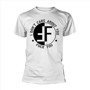 Buy I Don'T Care About You: White - LARGE