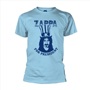 Buy Zappa For President (Blue): Blue - LARGE