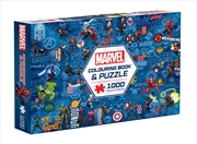 Buy Marvel: Adult Book & Puzzle (1000 Pieces)