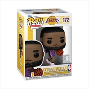 Buy NBA: Lakers - LeBron James (Purple Uniform #23) Pop! Vinyl