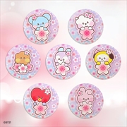 Buy Bt21 - Cherry Blossom Leather Patch Mirror Shooky