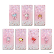 Buy Bt21 - Cherry Blossom Leather Patch Large Passport Cover Chimmy