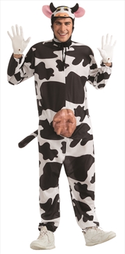 Buy Comical Cow Costume -Size Std