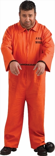 Buy Prisoner Costume - Size Plus
