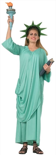 Buy Statue Of Liberty Adult Costume - Size Std