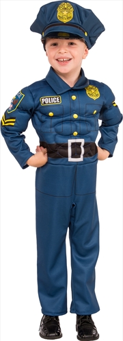 Buy Top Cop Deluxe Policeman Costume - Size M
