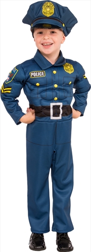 Buy Top Cop Deluxe Policeman Costume - Size S