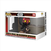 Buy Star Wars: Phantom Menace 25th Anniversary - Darth Maul on Bloodfin Pop! Ride