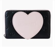 Buy Blackpink - All-Over-Print Heart Zip Around Wallet