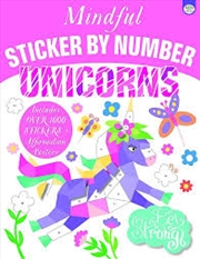 Buy Mindful Sticker by Number: Unicorns