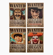 Buy One Piece (2023) - Wanted Set of 4 Magnets
