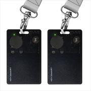 Buy KeySmart SmartCard - Rechargeable Thin Wallet Tracker Card, Works with Apple Find My App - Clear Smo