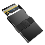 Buy Statik Wallet, Holds Up to 15 Cards, Plus Cash, RFID Blocking Technology - Black Aluminum