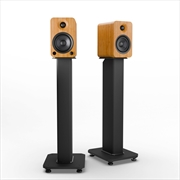Buy Kanto YU4 140W Powered Bookshelf Speakers with Bluetooth® and Phono Preamp - Pair, Bamboo with SX26
