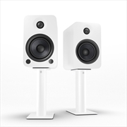 Buy Kanto YU4 140W Powered Bookshelf Speakers with Bluetooth® and Phono Preamp - Pair, Matte White with