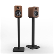 Buy Kanto YU4 140W Powered Bookshelf Speakers with Bluetooth® and Phono Preamp - Pair, Walnut with SP26P