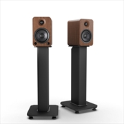Buy Kanto YU4 140W Powered Bookshelf Speakers with Bluetooth® and Phono Preamp - Pair, Walnut with SX22
