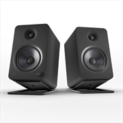 Buy Kanto YU6 200W Powered Bookshelf Speakers with Bluetooth® and Phono Preamp - Pair, Matte Black with