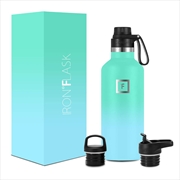 Buy Iron Flask Narrow Mouth Bottle with Spout Lid, Sky, 32oz/950ml