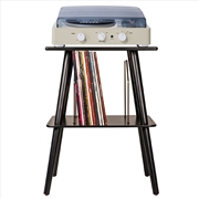 Buy Gadhouse Brad MKII Record Player - Ivory + Entertainment Stand Bundle - Black