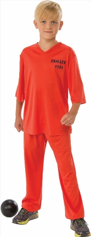 Buy Inmate 101 Prisoner Costume - Size L