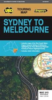Buy Sydney to Melbourne Map 245 9th ed