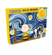 Buy Peanuts Starry Night Art by Numbers