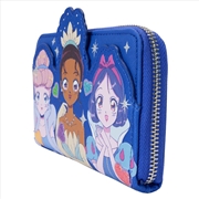 Buy Loungefly Disney Princess - Manga Style Zip Around Wallet