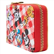 Buy Loungefly Mickey & Friends - Picnic Accordion Wallet