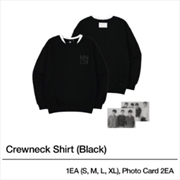 Buy Bts - Pop Up : Monochrome Official Md Crewneck Shirt (Black) SMALL