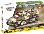 Buy World War 2 - Sd.Kfz.251/9 Stummel Half-Track (485 Piece Kit)