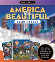 Buy Eric Dowdle Coloring Book: America The Beautiful: Color Famous Cityscapes And Landmarks From Around