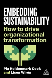 Buy Embedding Sustainability: How To Drive Organizational Transformation